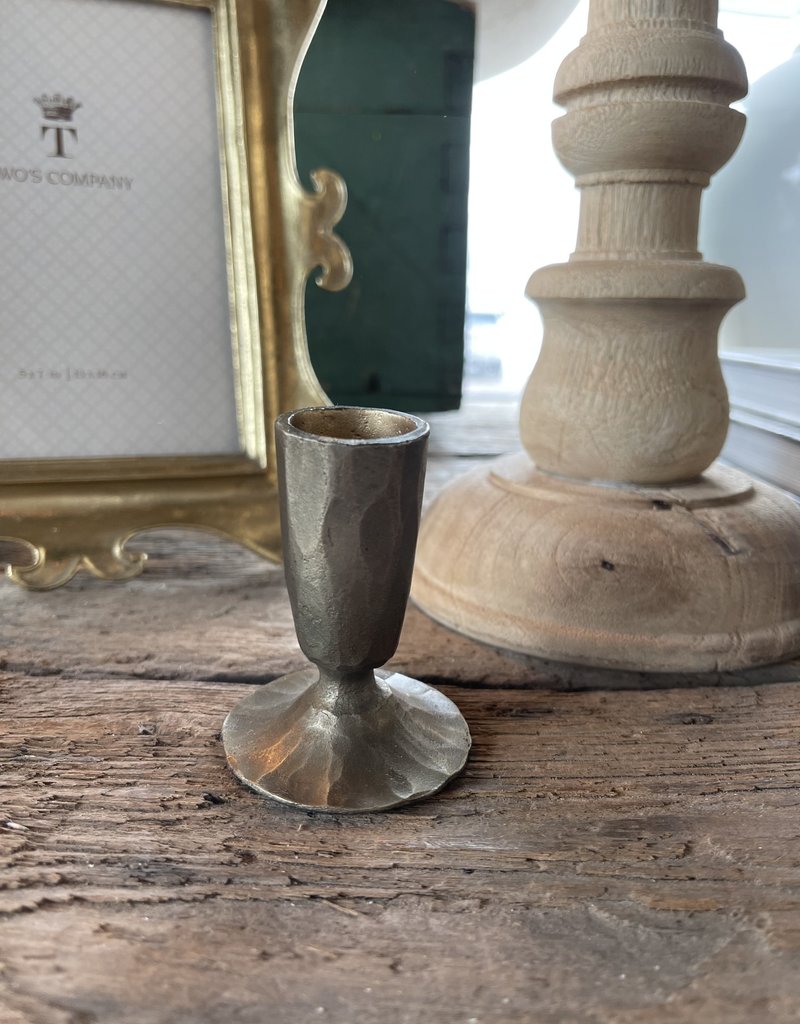 Metal Taper Holder - Small Brass