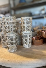 Cane Woven Votive