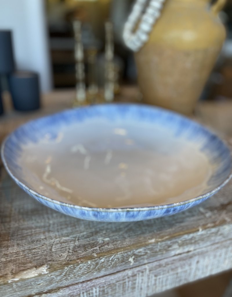 Serving Bowl for Pasta 14" Large Size in Brisa Ria Blue