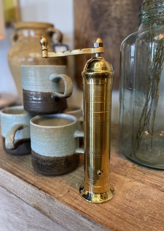 Brass Pepper Mill - 9''