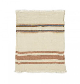 The Belgian Towel Guest towel 21.5x25.5" Harlan Stripe