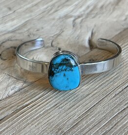 Turquoise & SS Cuff Bracelet #2