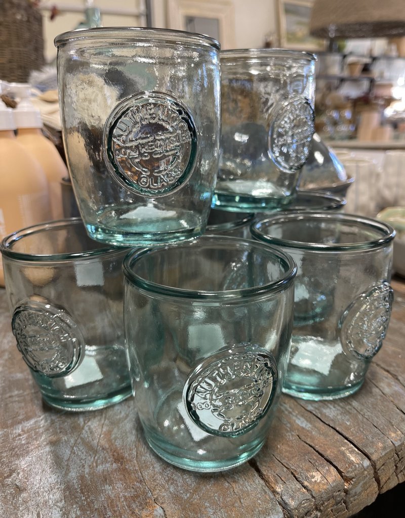 Recycled Bajo "Short" Drinking Glass to compliment our Alto and Conico Glasses and Carafes MADE IN SPAIN - 13.5 OZ