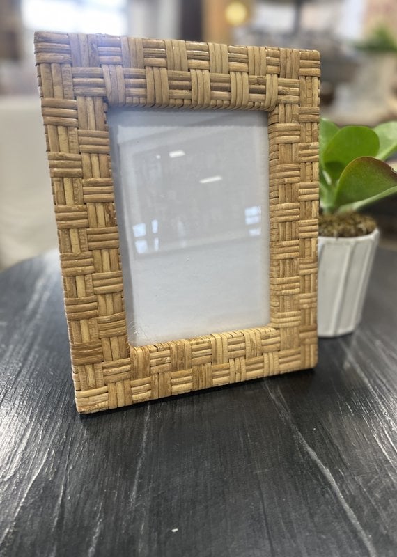 Cayman Frame, Rattan - 5"x7" -  Natural