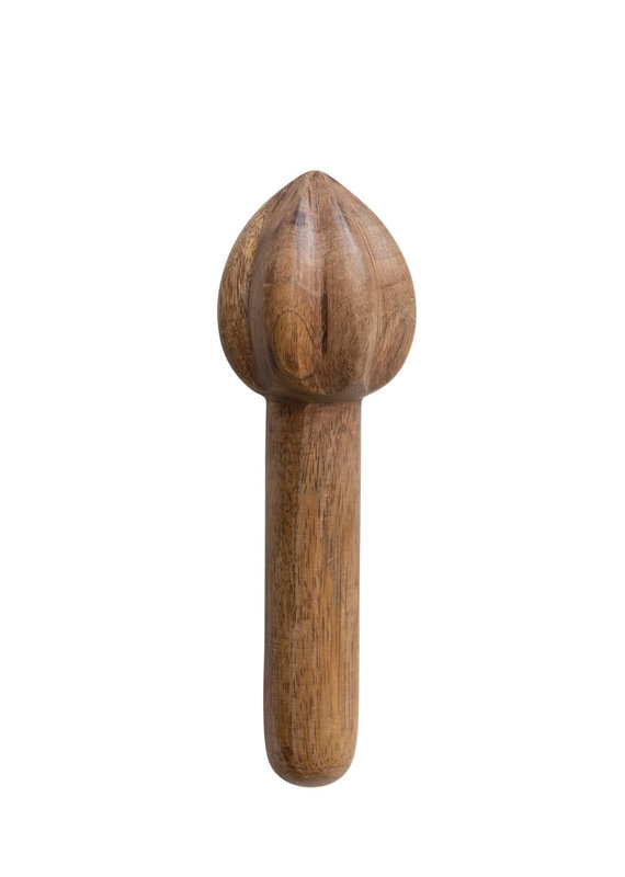 Mango Wood Citrus Reamer, Natural