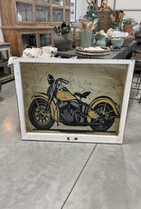 Big Motorcycle Window Frame Art #2