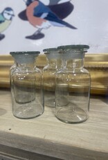 Pharmacy Jar with Stopper - Small -  Clear