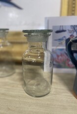 Pharmacy Jar with Stopper - Small -  Clear