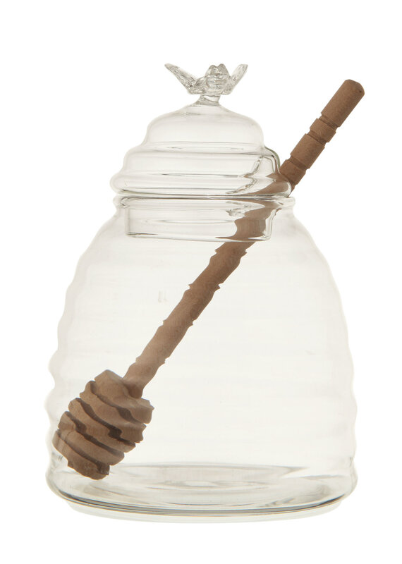 Honey Jar with Honey Dipper