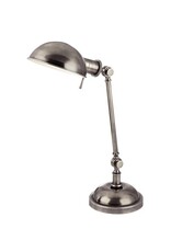 HUDSON VALLEY GIRARD 1 LIGHT TABLE LAMP - AGED SILVER