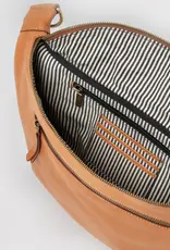 Desiree Bum Bag(Maxi)-Wild Oak- Soft Grain Leather- Crossbody - Adjustable Strap - Webbing Strap