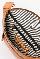 Desiree Crossbody Bum Bag in Wild Oak Soft Grain Leather with both Adjustable Strap and Webbing Strap