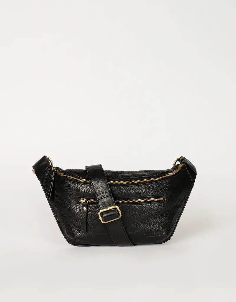 Desiree Bum Bag ­ Black Soft Grain Leather