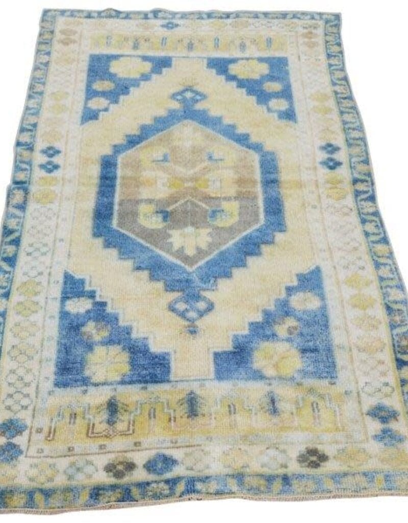 6383085 - 3'6 x6'7 - Vintage Turkish Oushak Rug