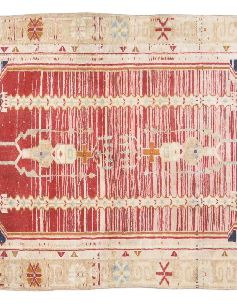 6299808- 3'10 x 8'- Vintage Turkish Rug