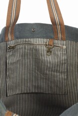 Atlas Shouldersac -Belgian Linen - Stonewashed -Handbag