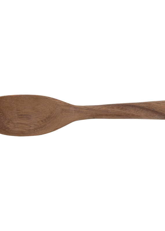 Hand-Carved Acacia Wood Spoon 8"