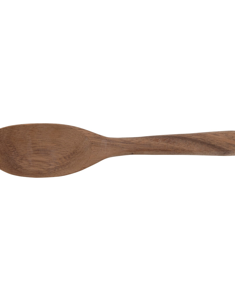 Hand-Carved Acacia Wood Spoon 8"
