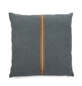 Atlas Belgian Linen Pillow Cover 25" x 25" in River Stonewash