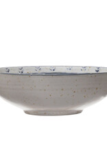 Stoneware Bowl w/ Debossed Pattern