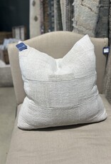 Linen Pillow  w/ Patches