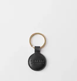 Keyring ­-Black Classic Leather