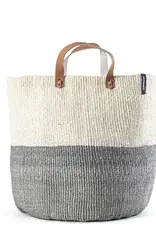 Mifuko Market basket | Natural and light grey duo Size L / Large