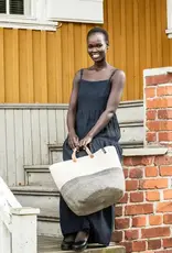 Mifuko Market basket | Natural and light grey duo Size L / Large