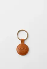 Keyring ­-Cognac Classic Leather