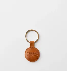 Keyring ­-Cognac Classic Leather