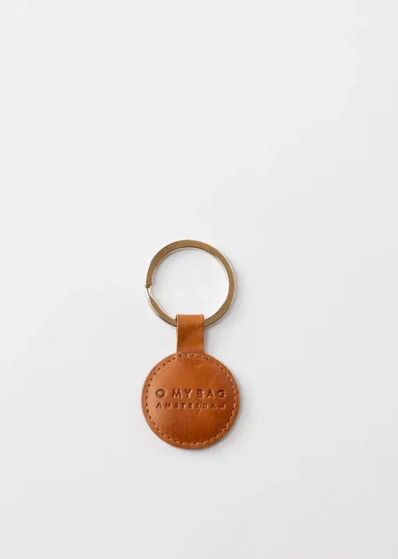 Keyring ­-Cognac Classic Leather