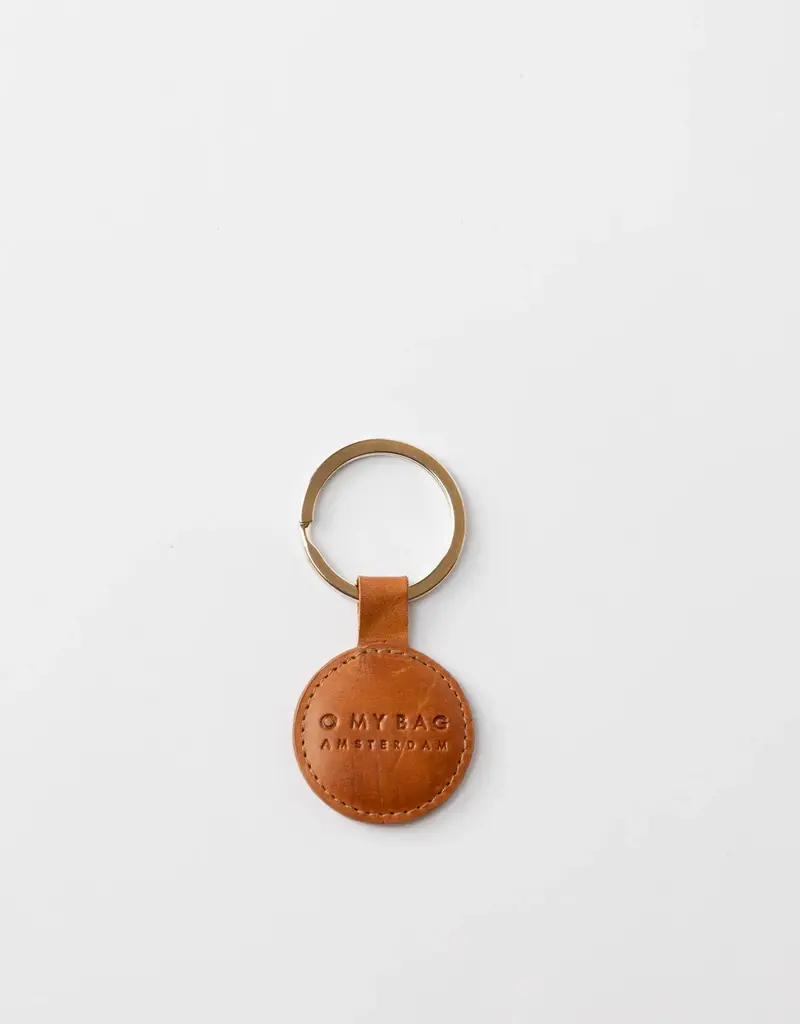 Keyring ­-Cognac Classic Leather