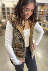 Dark Blue Vest w/Hood - Medium
