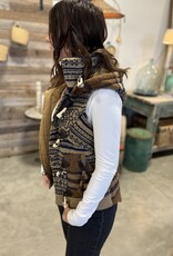 Dark Blue Vest w/Hood - Medium