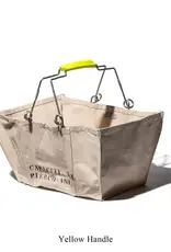 Accordion Market Basket - Yellow
