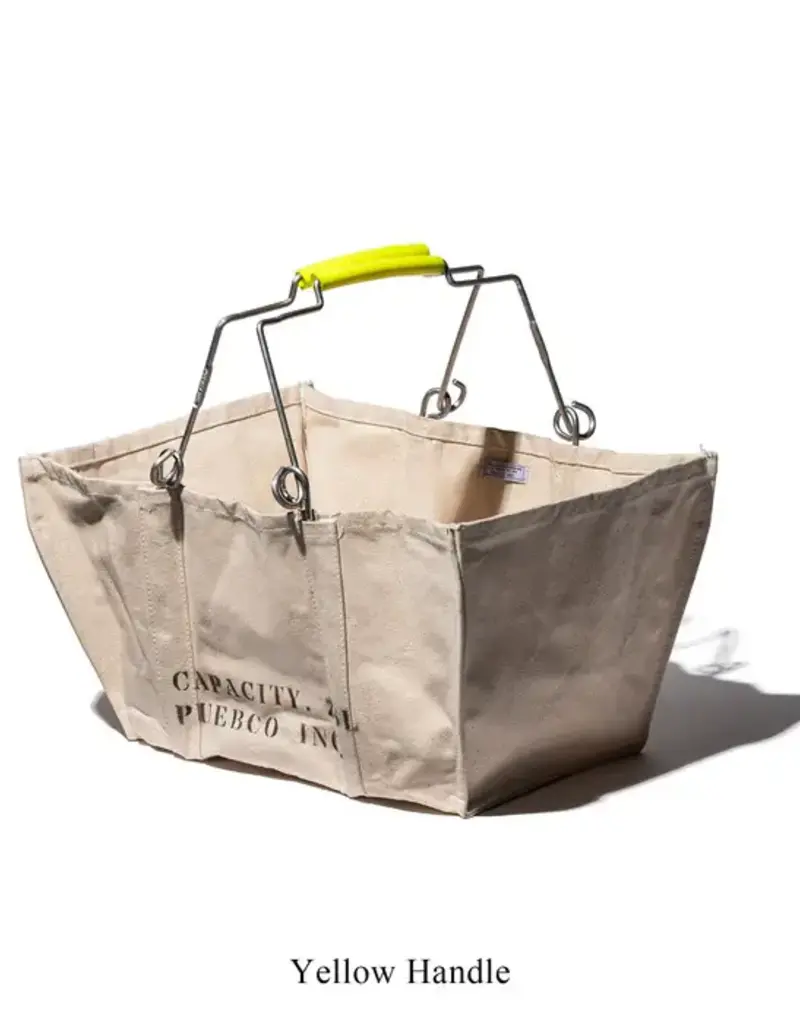 Accordion Market Basket - Yellow