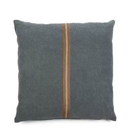 Atlas Belgian Linen Pillow Cover 20" x 20" in River Stonewash