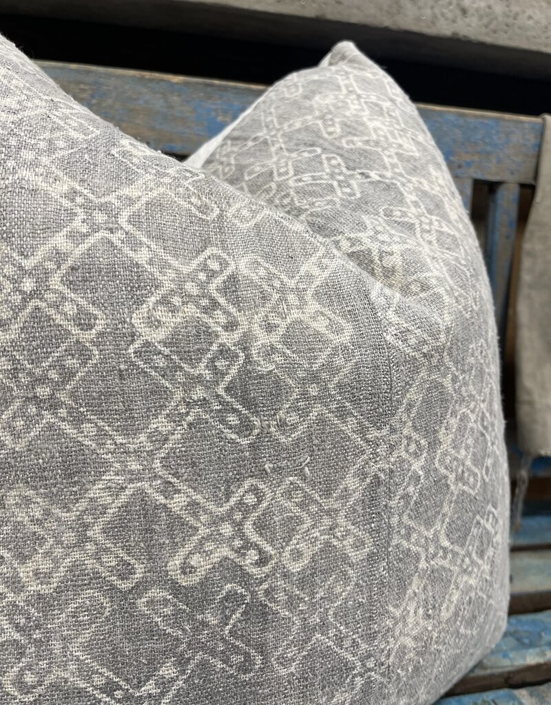 Tibetan Gray Hemp Pillow