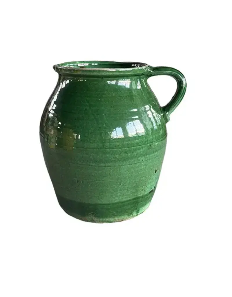 Cottage Crafted Jug - Tall Light Green