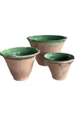 3 PIECE POTTERY -Light Green