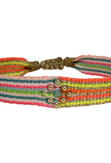 Sweet 2 Handwoven Bracelet w/Amazonite and Gold Filled Beads- 8mm