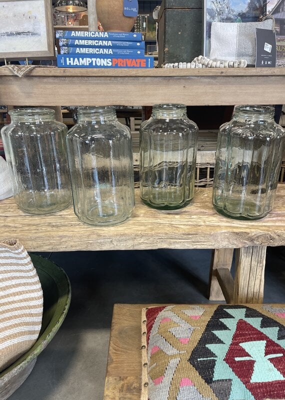 Ribbed Pickling Jar - Clear