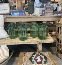 Ribbed Pickling Jar - Green