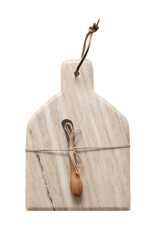 Marble Cheese Board w/Canape Knife 12"L x 8"W