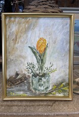 Unknown Expressionist Easter Blooming Tulip Still Life Sweden
