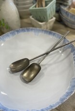 Hayes Salad Servers - Brass