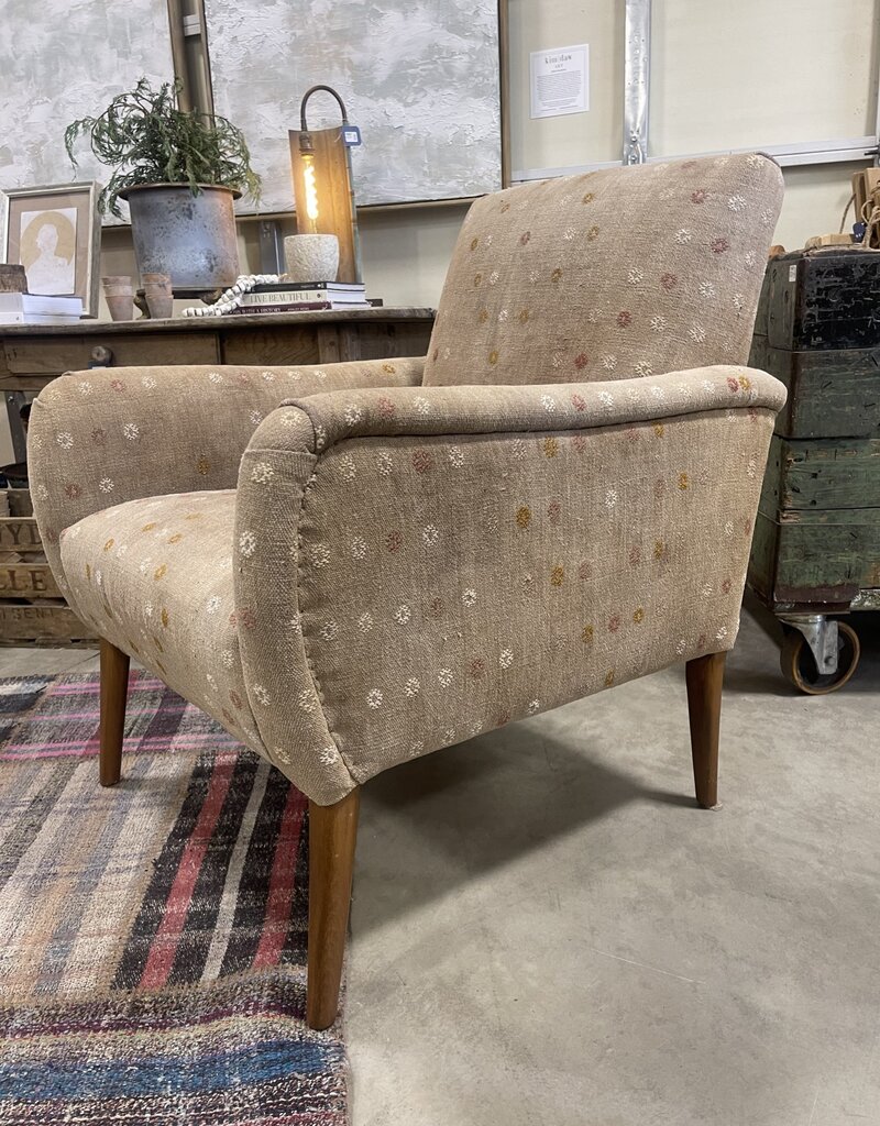 DJEM Brown Hemp Chair w/pattern