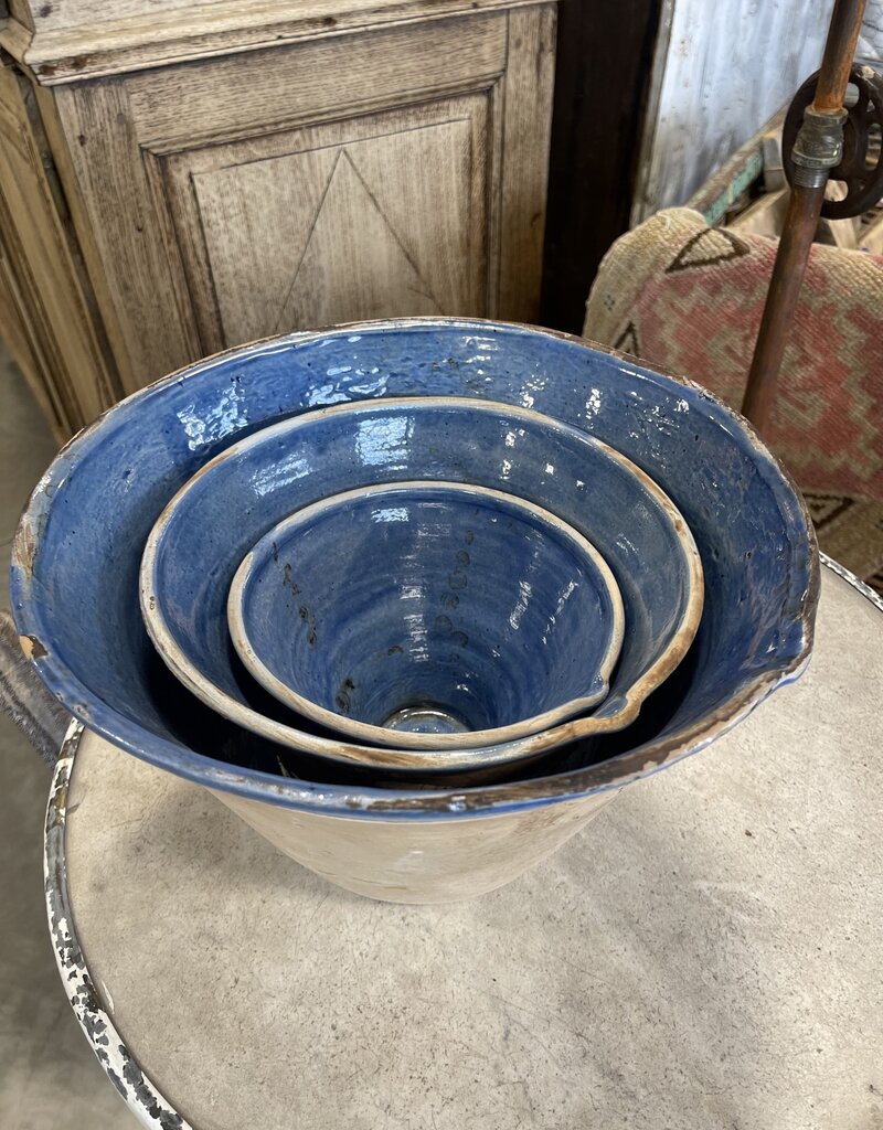3 PIECE POTTERY - Sky Blue