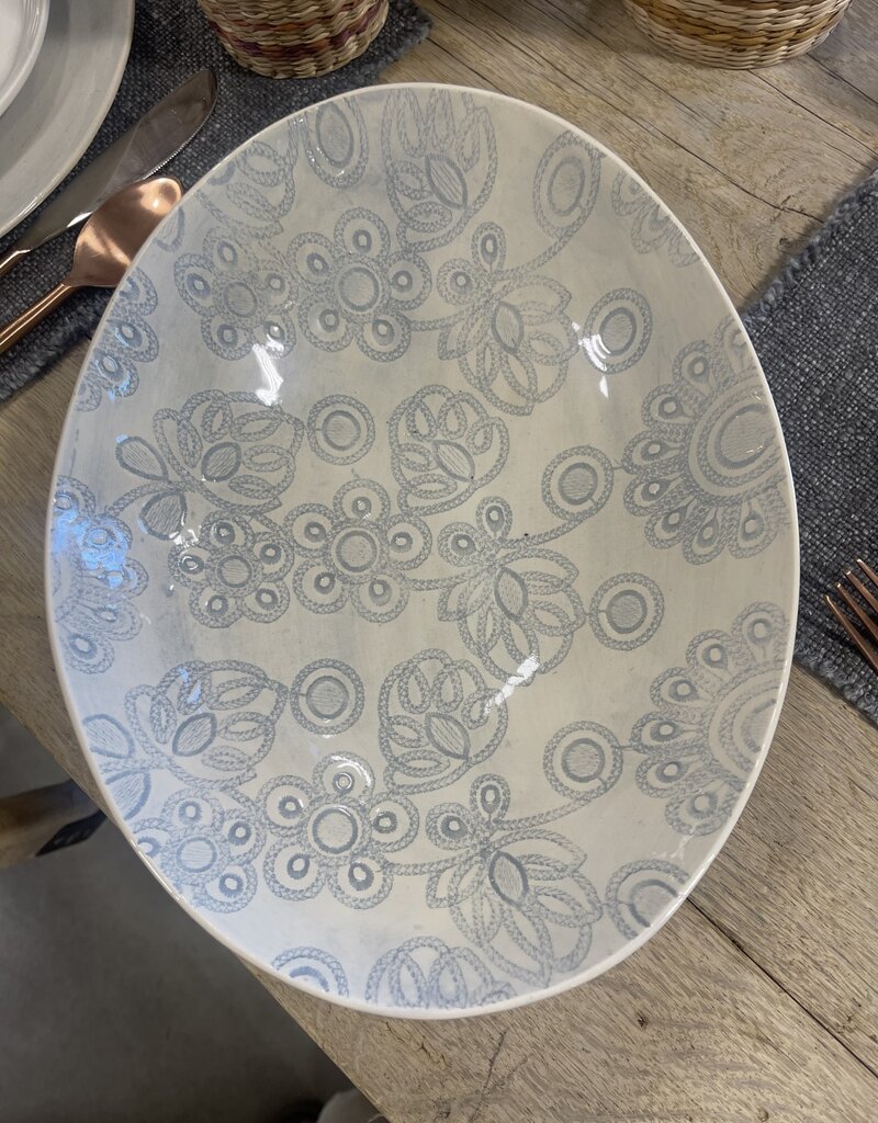 Wonki Ware Wonki Ware Etosha Oval Large -  11" x 9" x 3"H