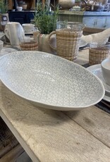 One.World Wonki Etosha Oval Serving Platter X-Large - 17.5" x 10"  x 3" H